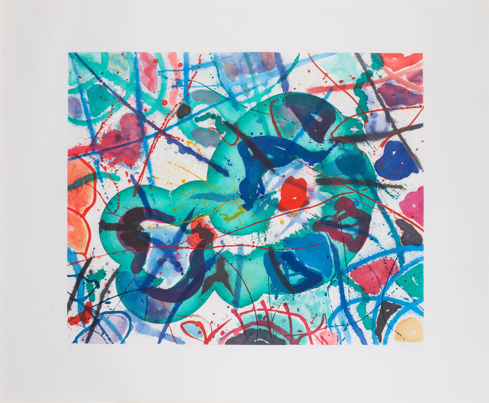 Sam Francis, Trietto 5 (SFE-078RC), 1991