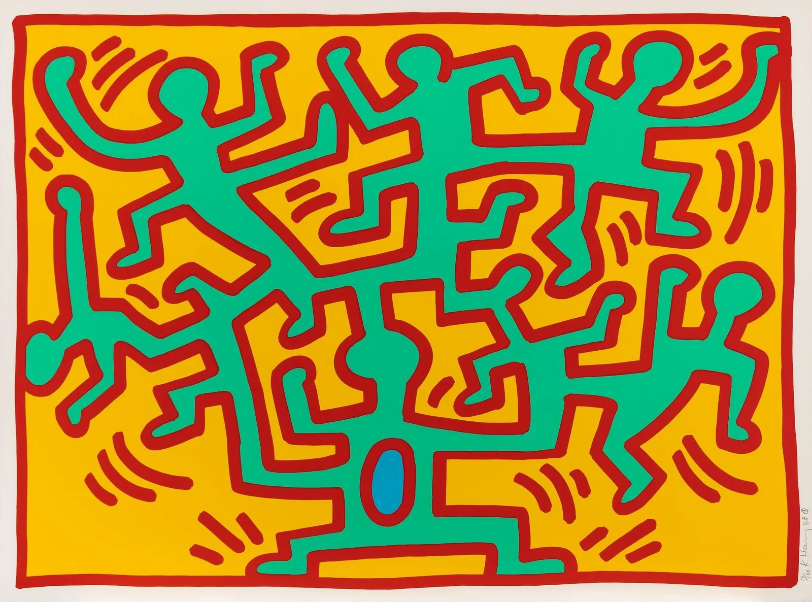 Keith Haring, Growing #2, 1988
