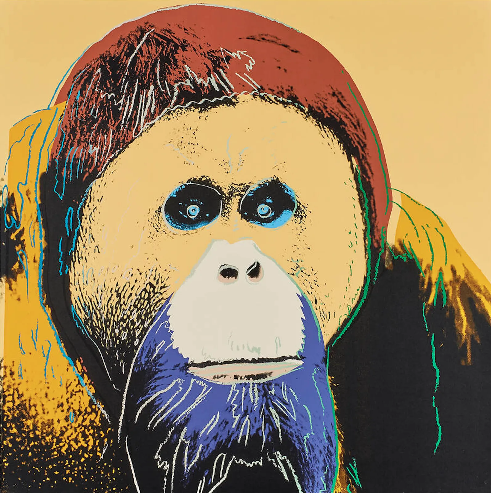 Andy Warhol, Orangutan, 1983