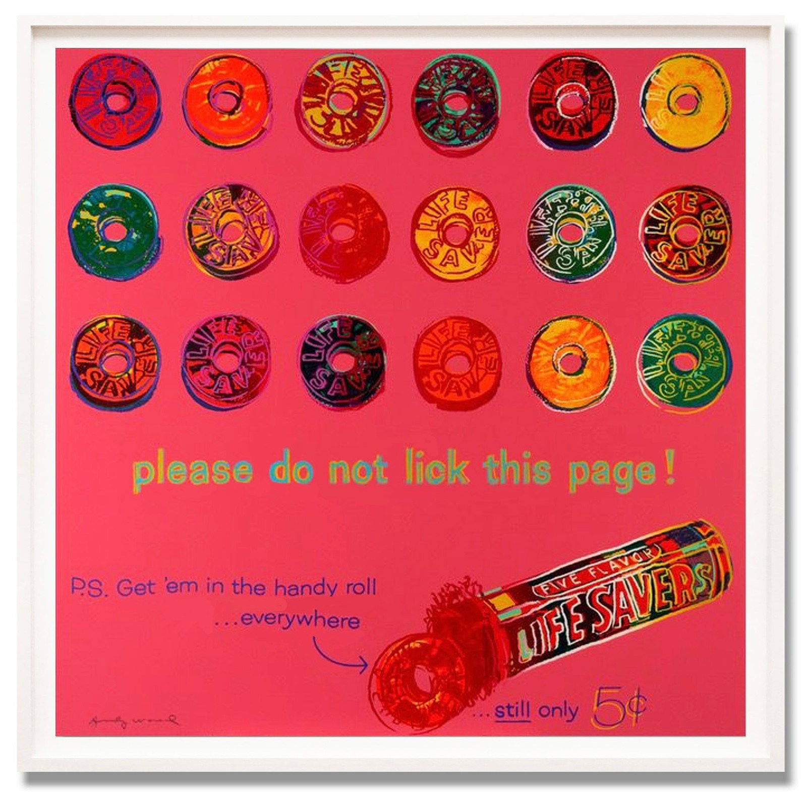 Andy Warhol, Life Savers , 1985