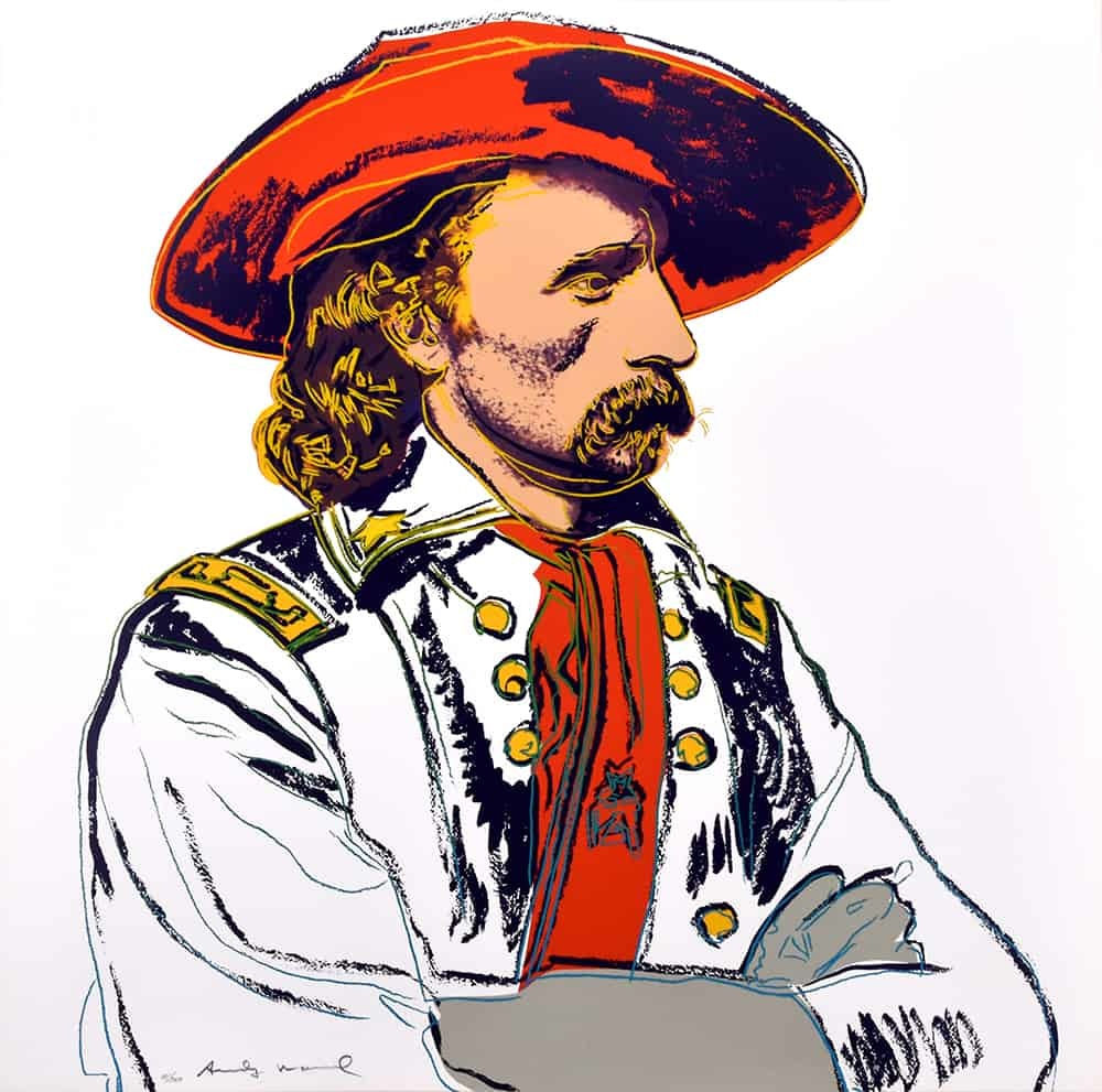 Andy Warhol, General Custer, from the Cowboys and Indians Series, 1986