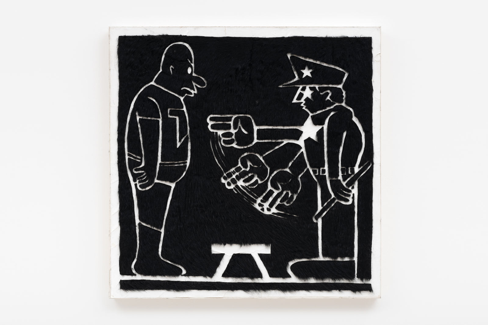 Trenton Doyle Hancock, Step and Screw: Stick Up, 2021