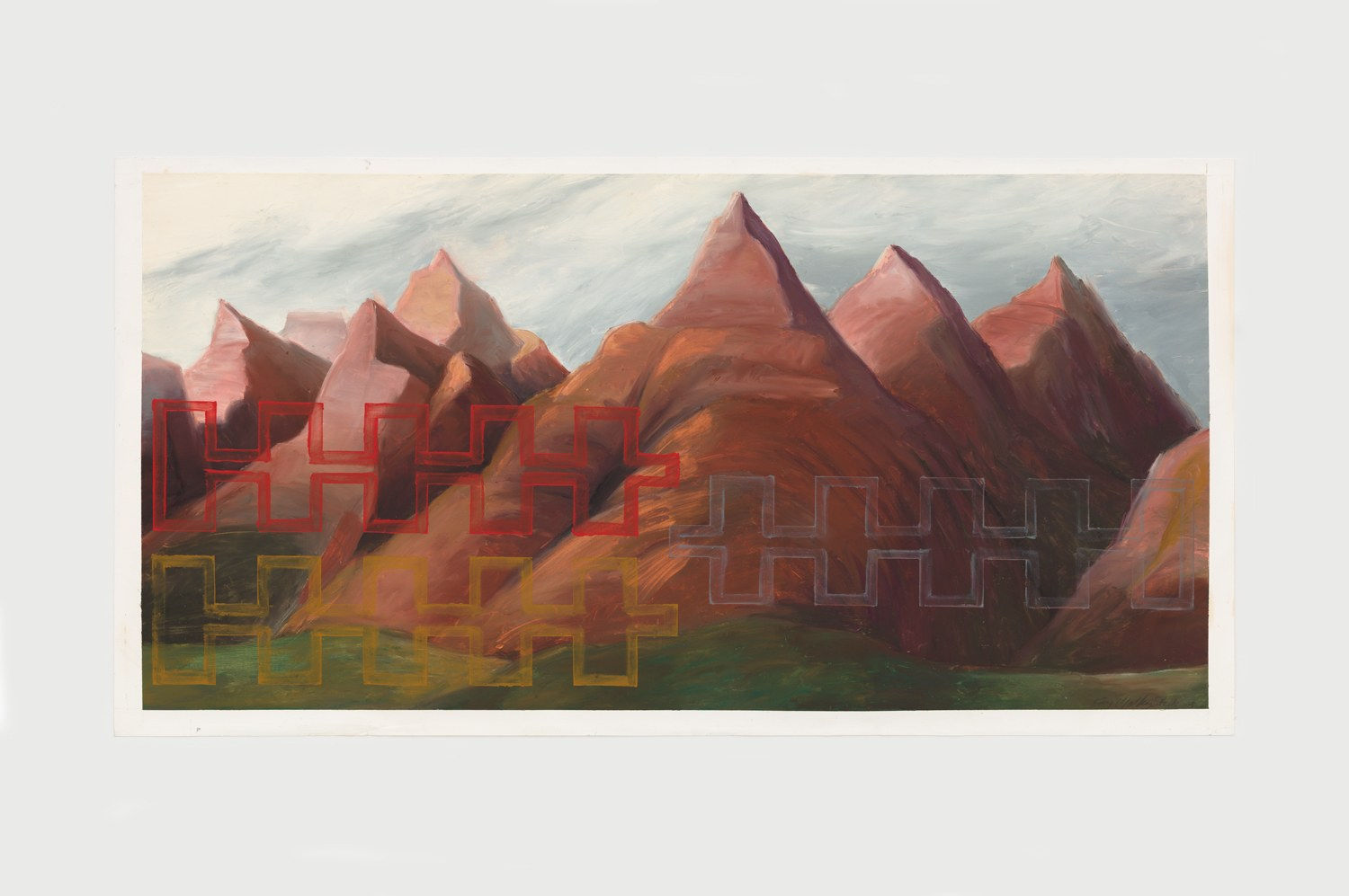 Kay WalkingStick, Nez Perce Crossing, Variation, 2008