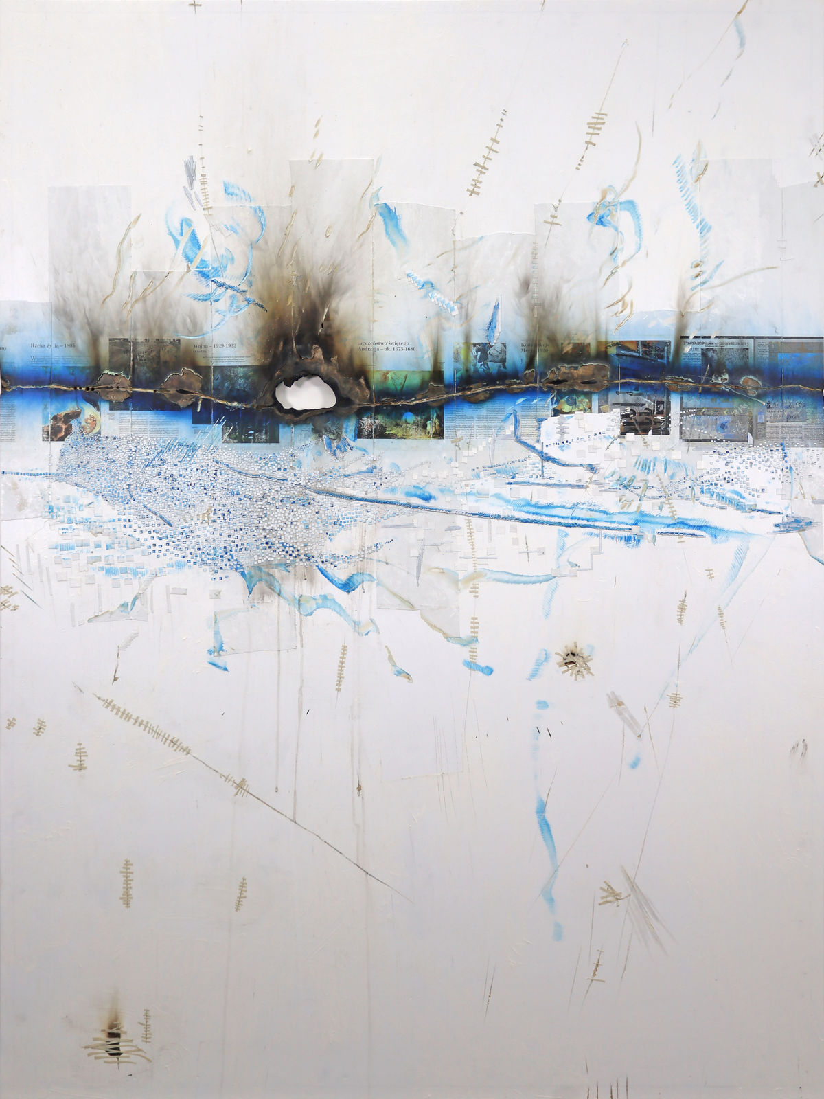 Marcin Dudek, Head in the Sand (right panel), 2022