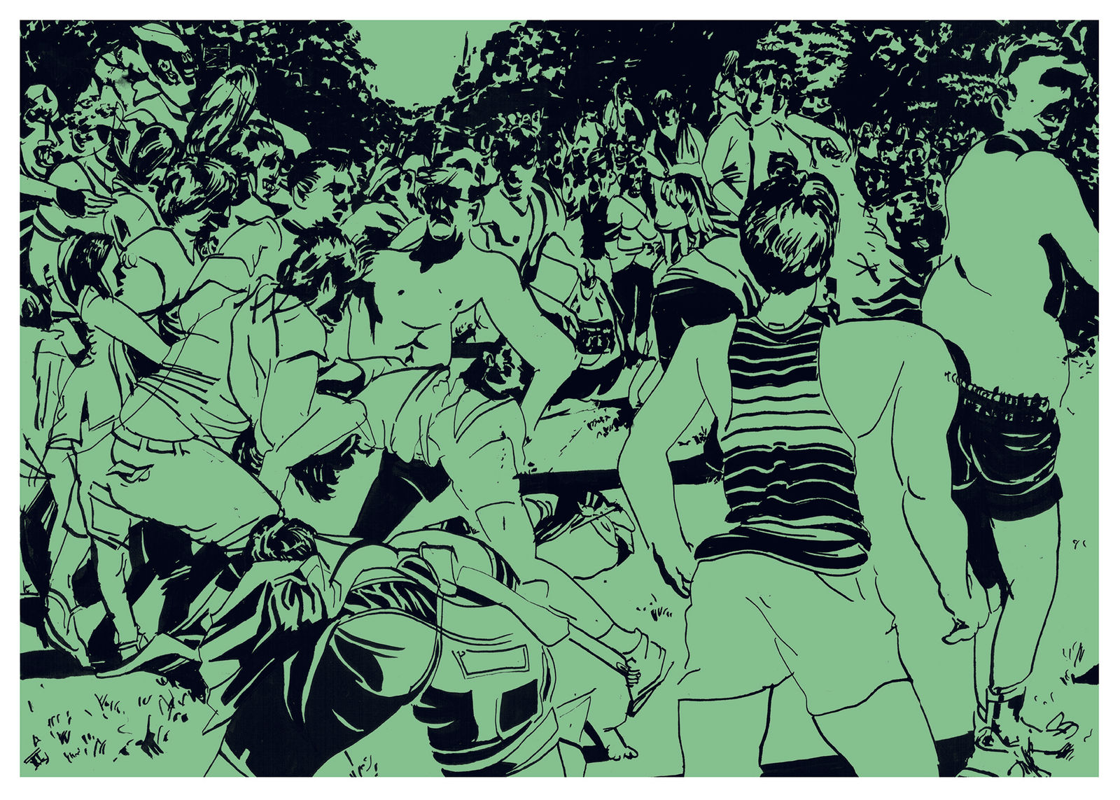 Willehad Eilers, A Day in the Park, 2020