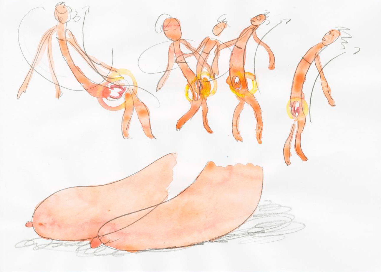 Andrea Éva Győri Estate, By the weight of their breasts 4, 2018