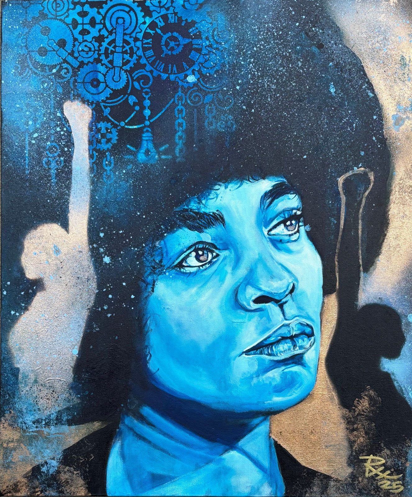 Rex DeLoney, Time for Changing Things You Cannot Accept: Angela Davis, 2025