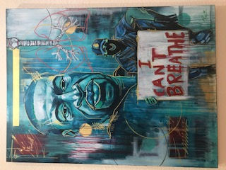 Rex DeLoney, Out of Breath George Floyd, 2020