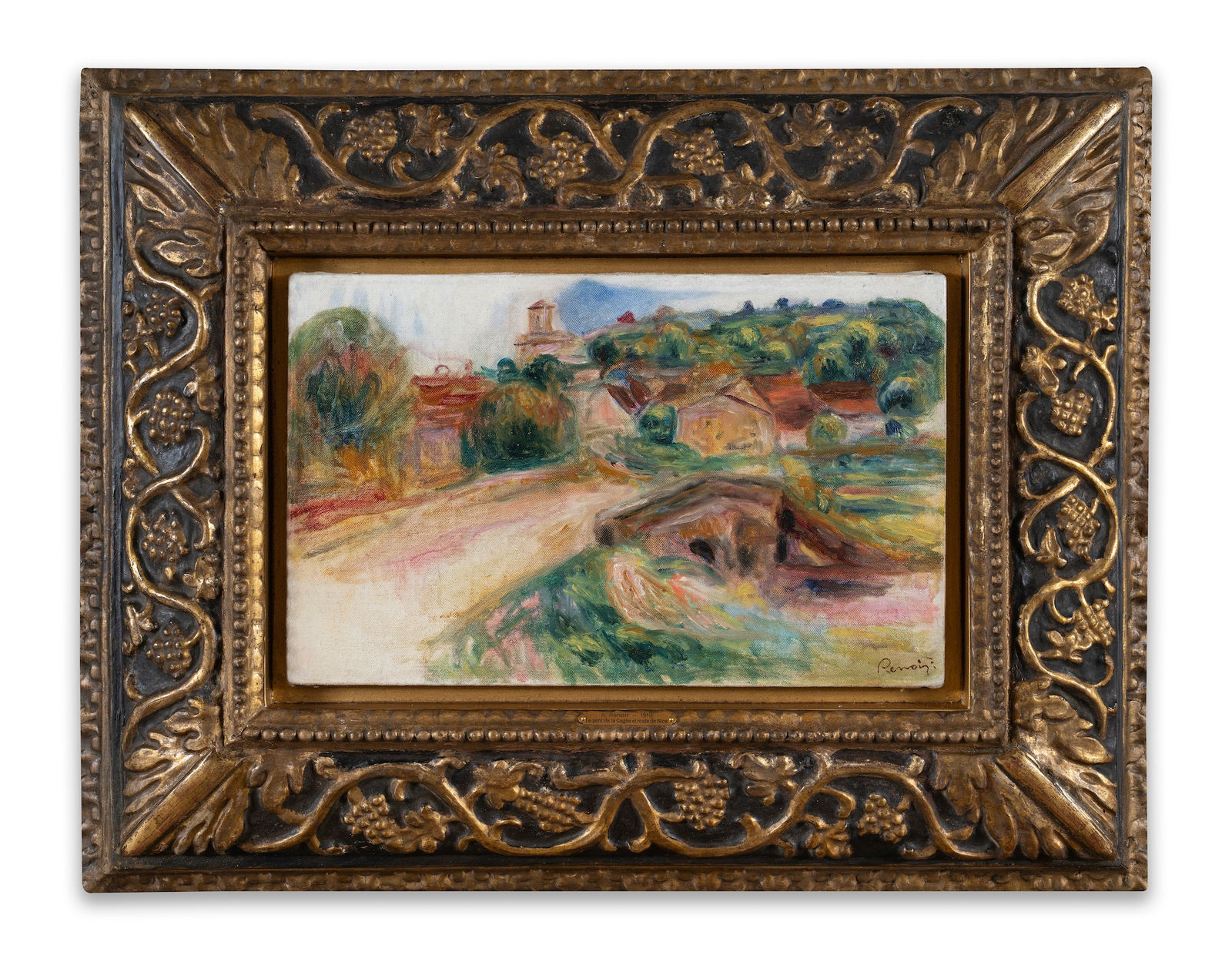 PIERRE-AUGUSTE RENOIR, Entrée De Village , 1913