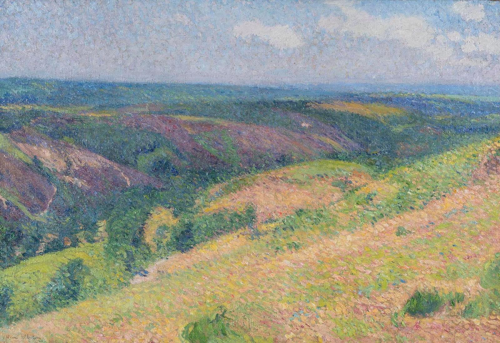 HENRI MARTIN, Paysage Du Lot, 1920