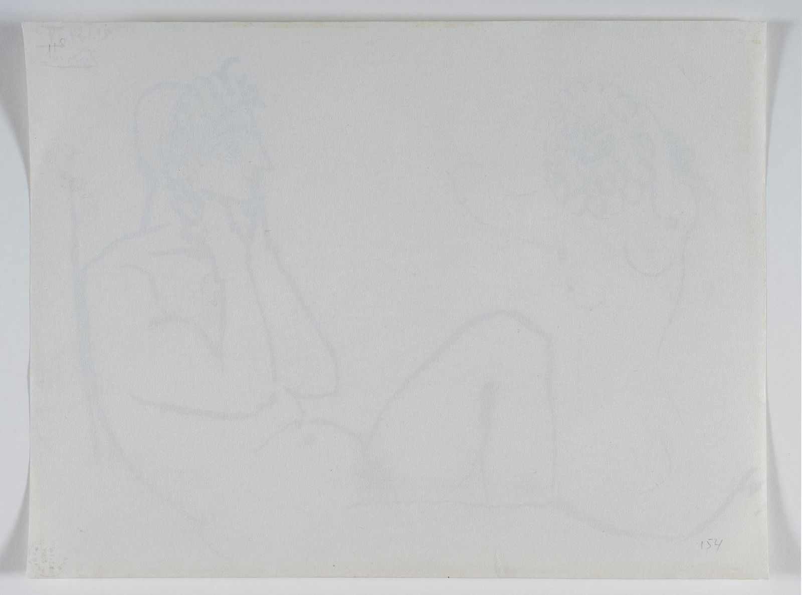 PABLO PICASSO, Deux Personnages - Couple Aux Masques Antiques, 1954