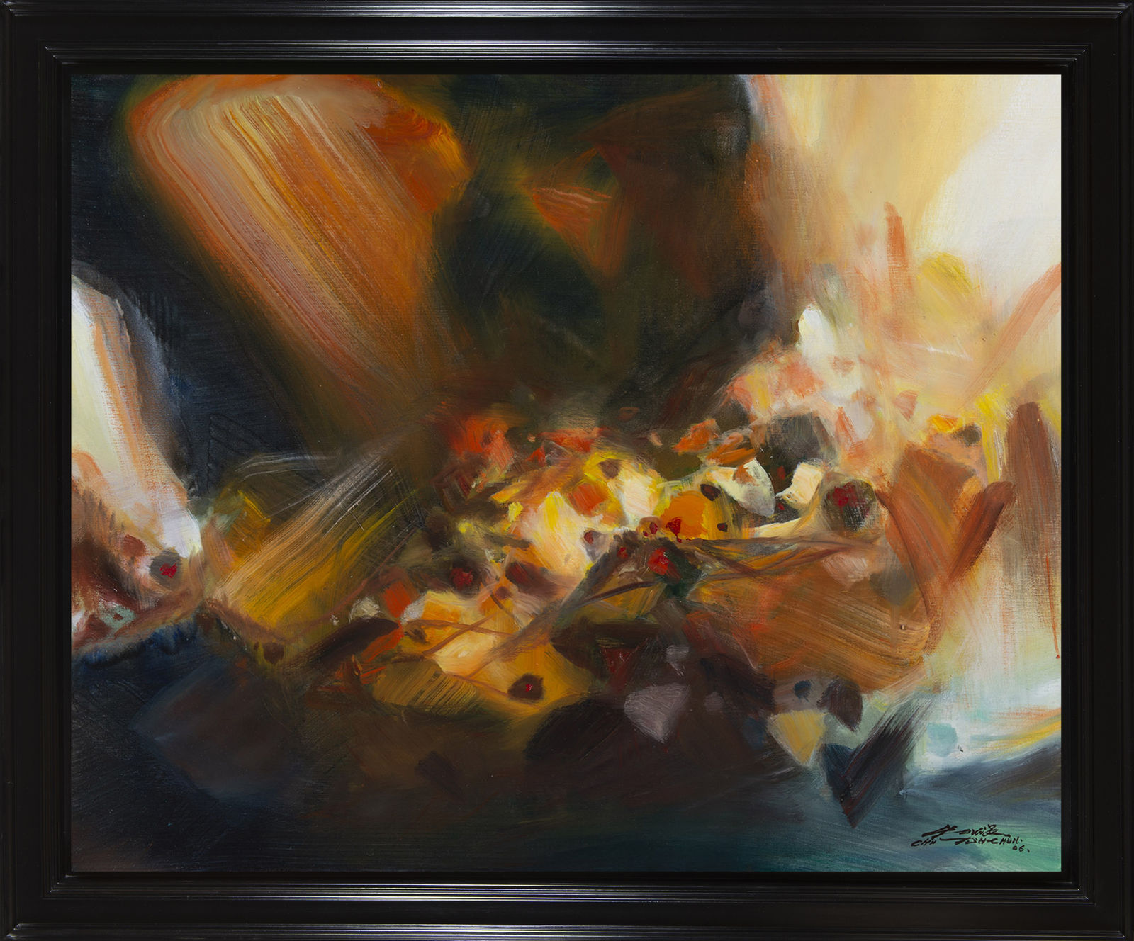 CHU TEH-CHUN, À Bon Port, 2006, Huile sur toile d'origine