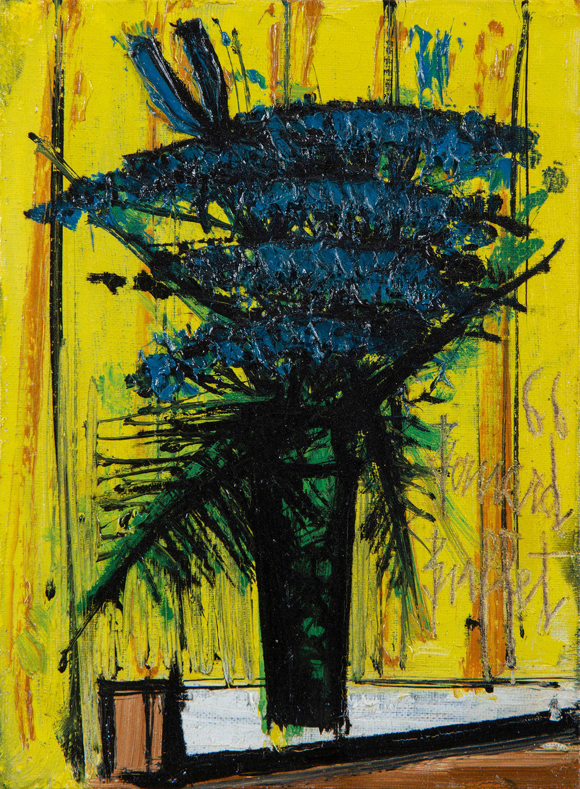 BERNARD BUFFET, Ombelles Bleues, 1966