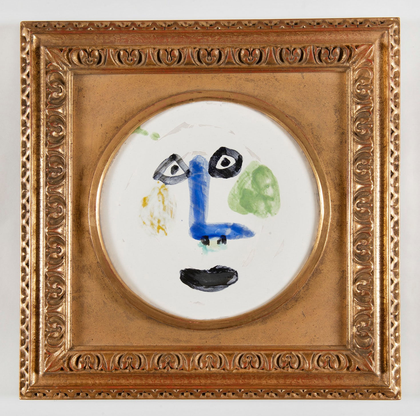 PABLO PICASSO, Visage (Nez à Angle Droit), 1963