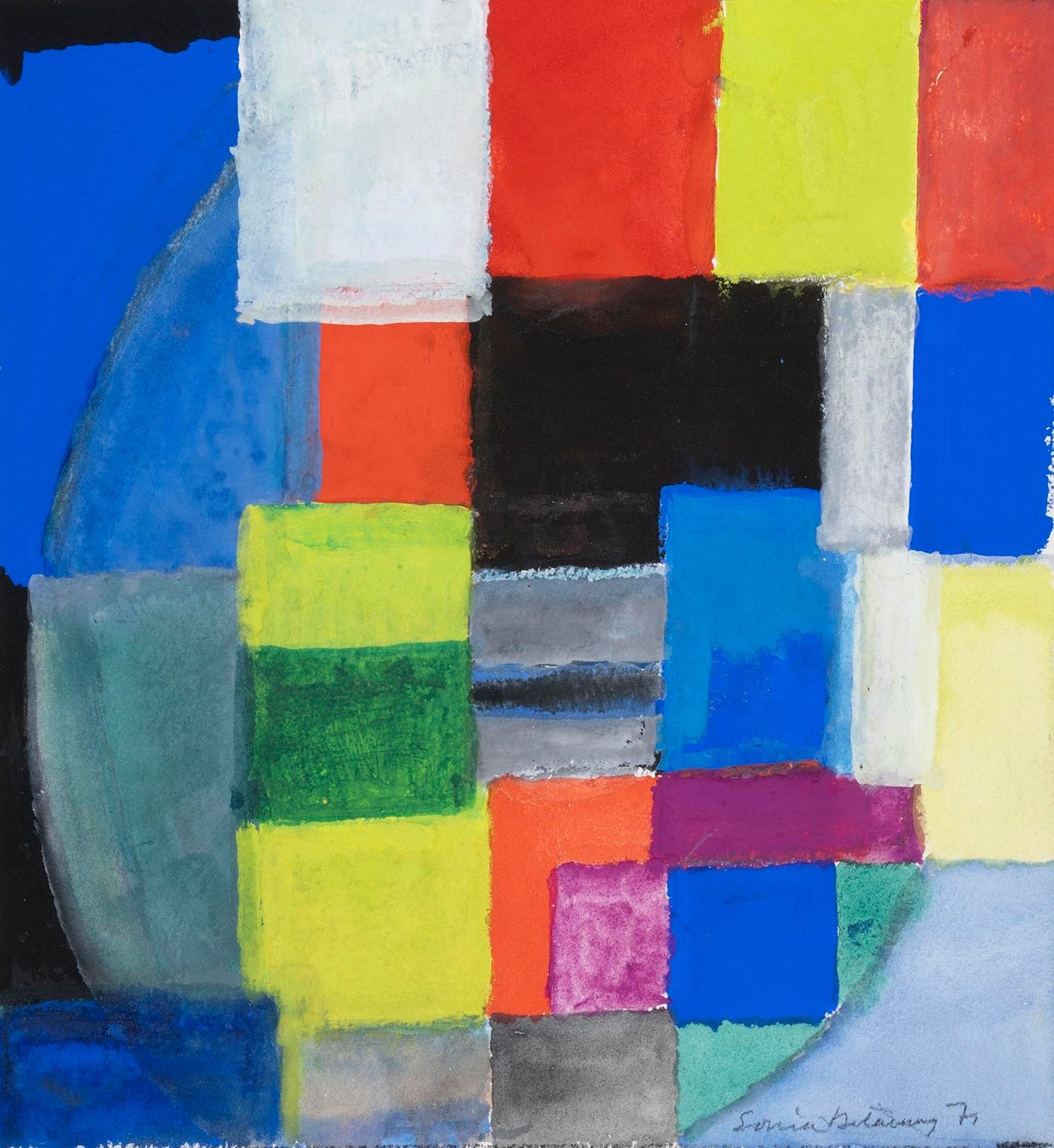 SONIA DELAUNAY, Rythme Couleur , 1971