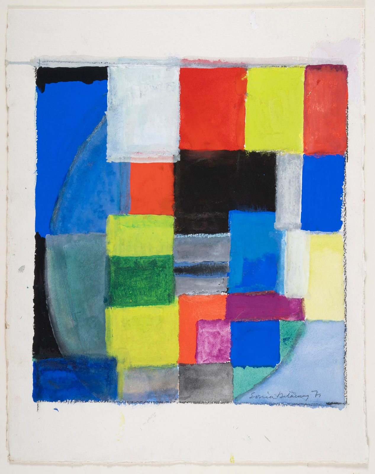 SONIA DELAUNAY, Rythme Couleur , 1971