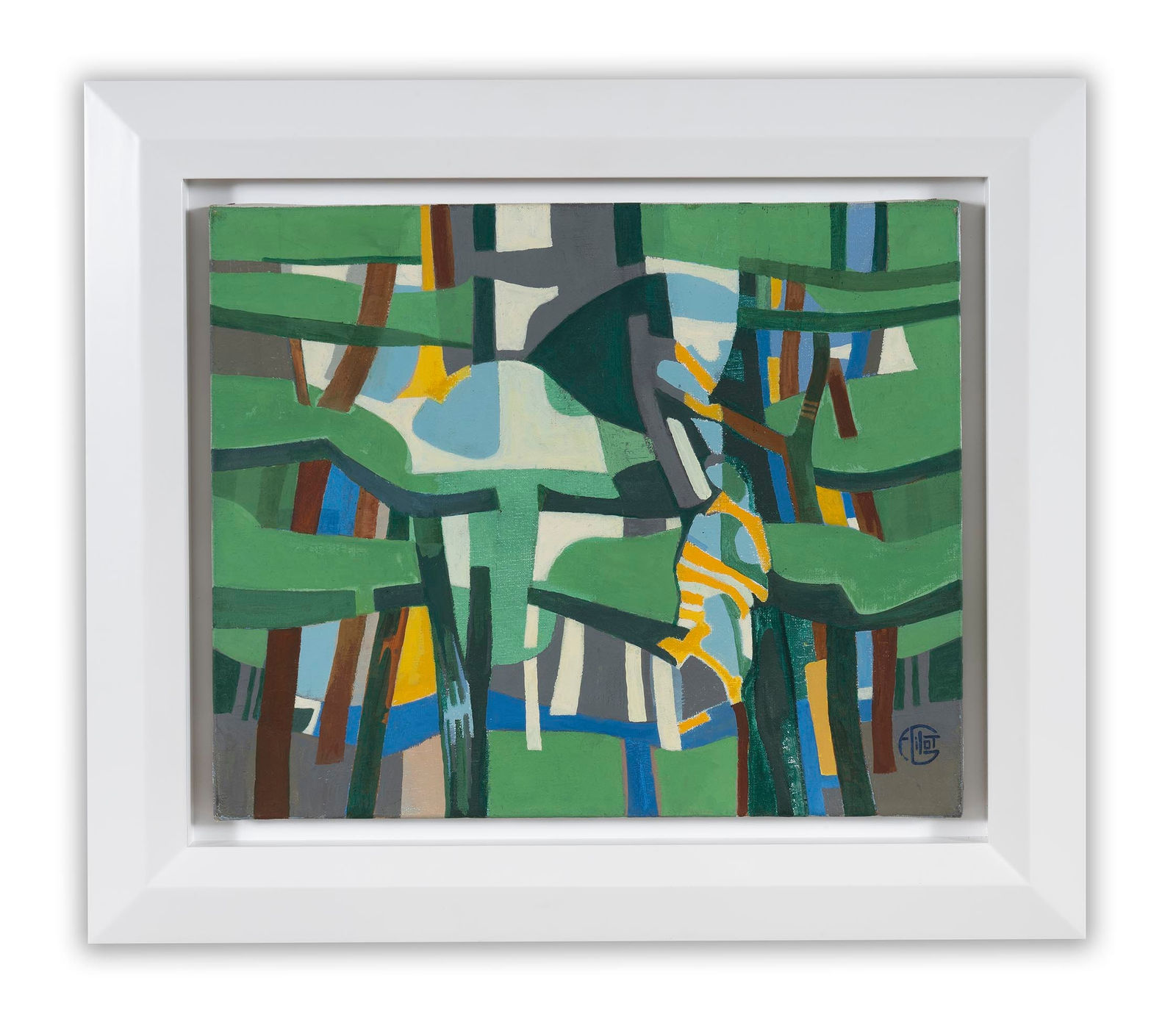 FRANÇOISE GILOT: Vers La Clairière, 2001, huile sur toile