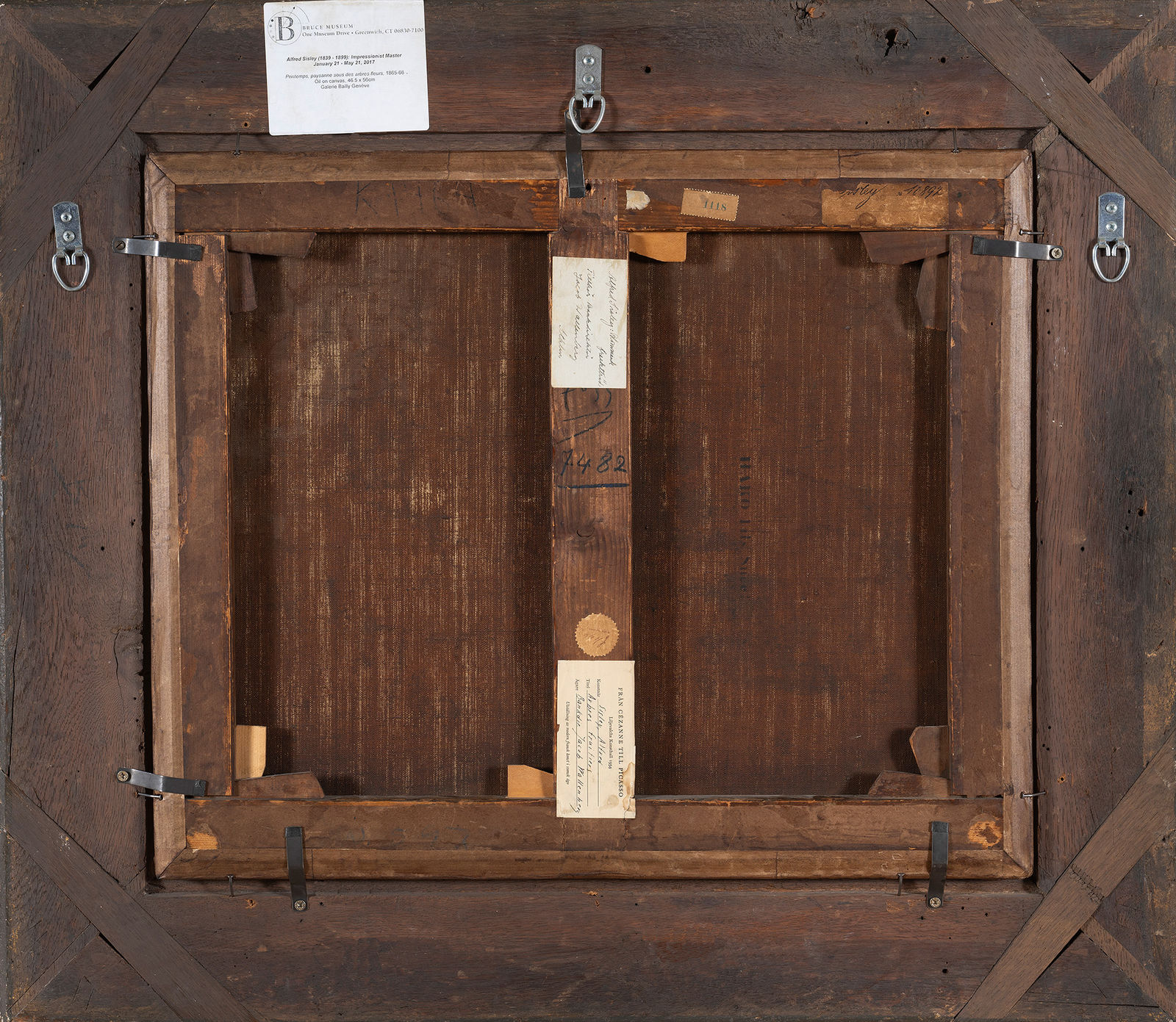 ALFRED SISLEY, Printemps, Paysanne Sous les Arbres en Fleurs, circa 1865-1868