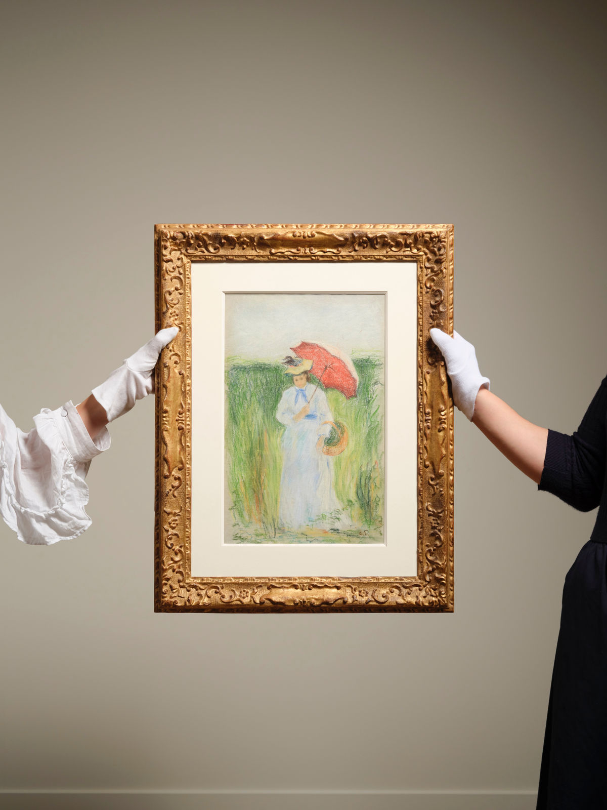 CAMILLE PISSARRO, Jeune Femme À l'Ombrelle, circa 1877