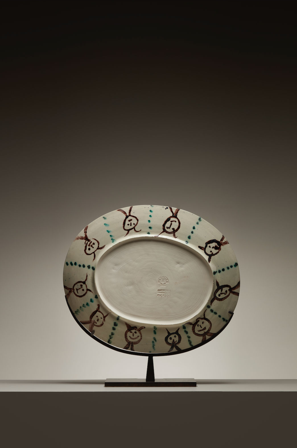 PABLO PICASSO, Visage - Têtes De Faune, 1956