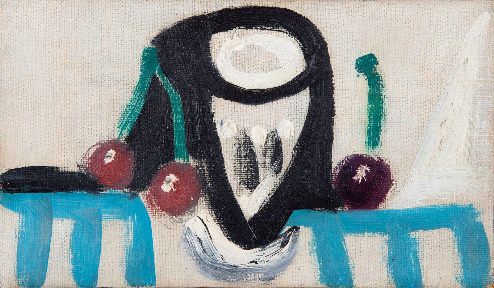 PABLO PICASSO, Verre et Cerises, 1945