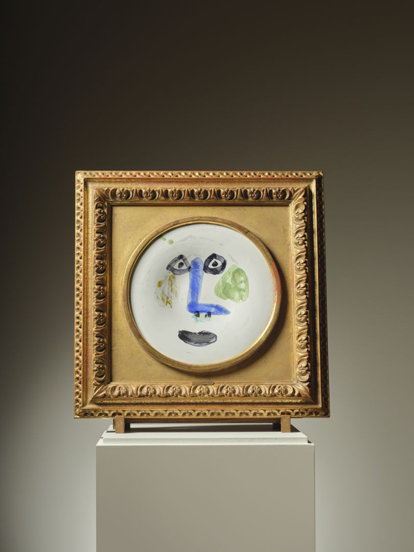 PABLO PICASSO, Visage (Nez à Angle Droit), 1963