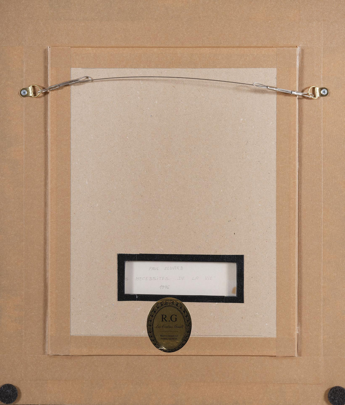 RENÉ MAGRITTE, Les Nécessités De La Vie, 1955