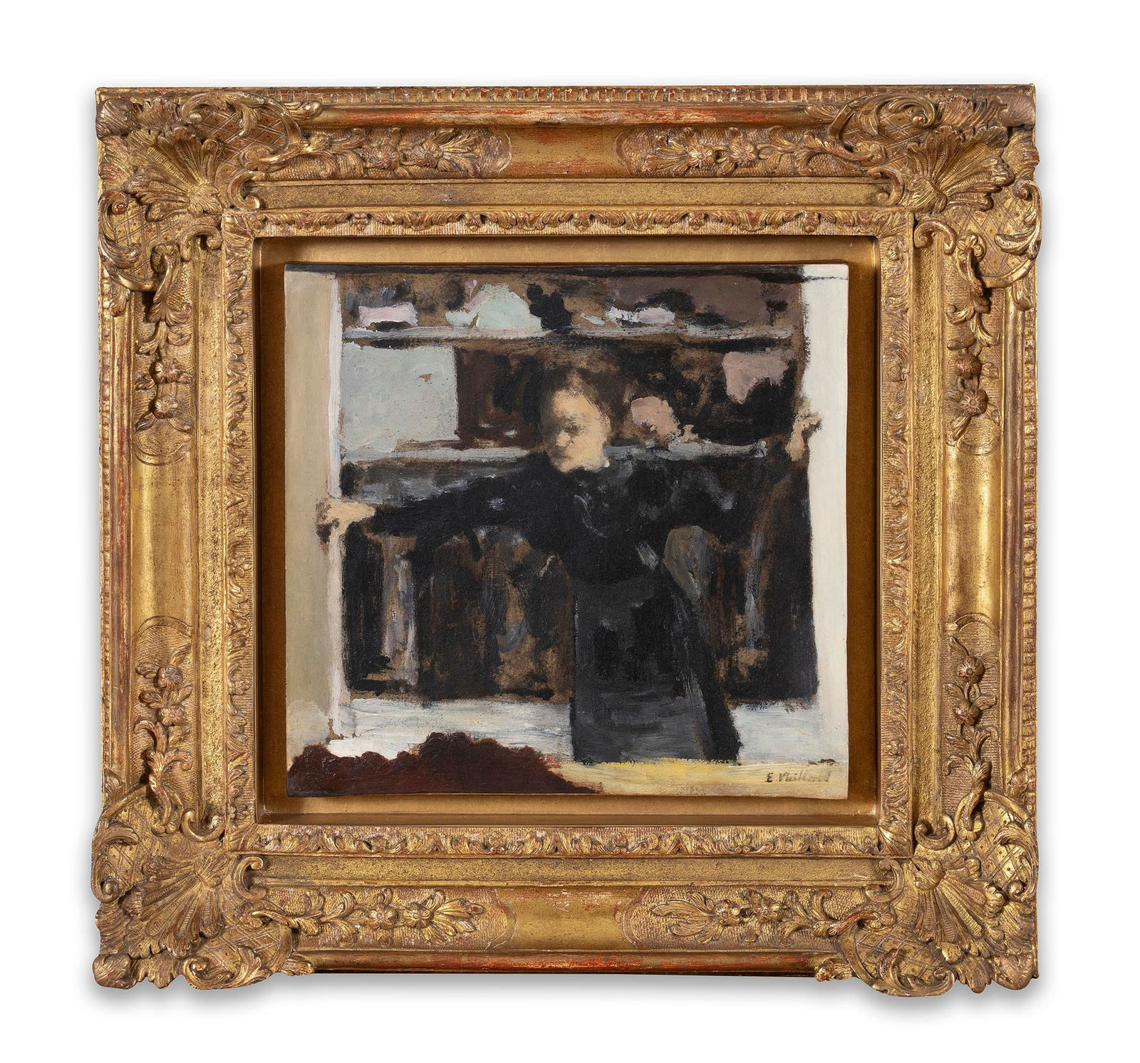 EDOUARD VUILLARD, Marie Ouvrant La Fenêtre , 1893, Huile sur panneau