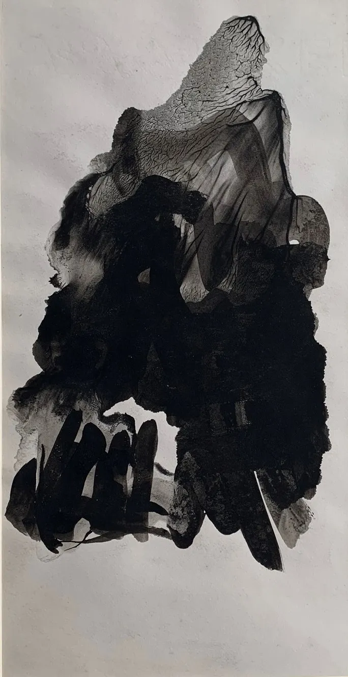William Johnstone, Untitled Ink brush drawing, c.1970