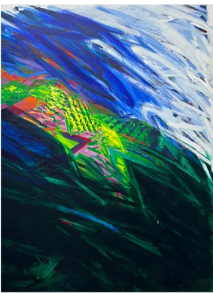 David Leverett, Abstracted Landscape 2, circa 1979