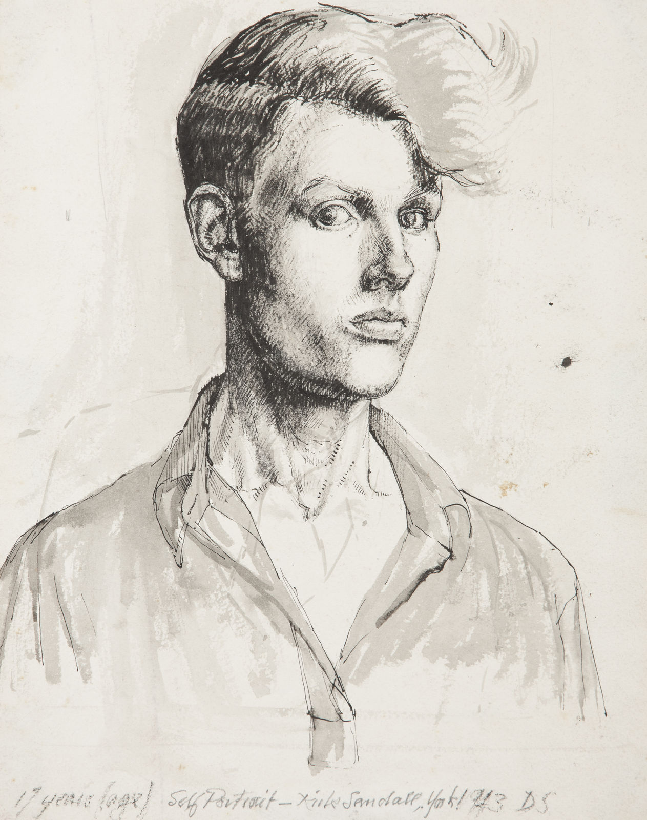 Derek Stafford, Self Portrait, 1943