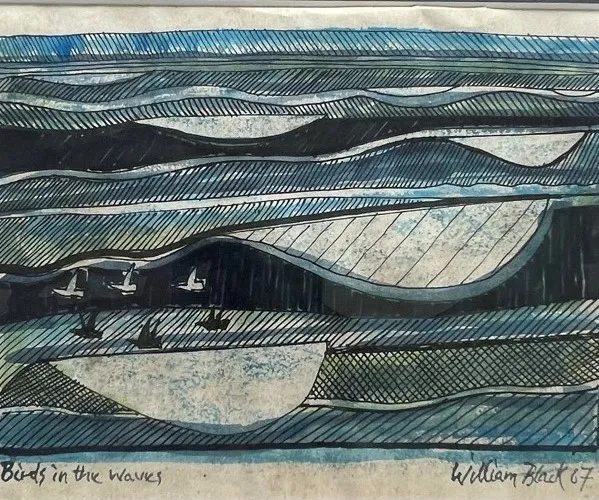 William Black, Birds in the Waves, 1967
