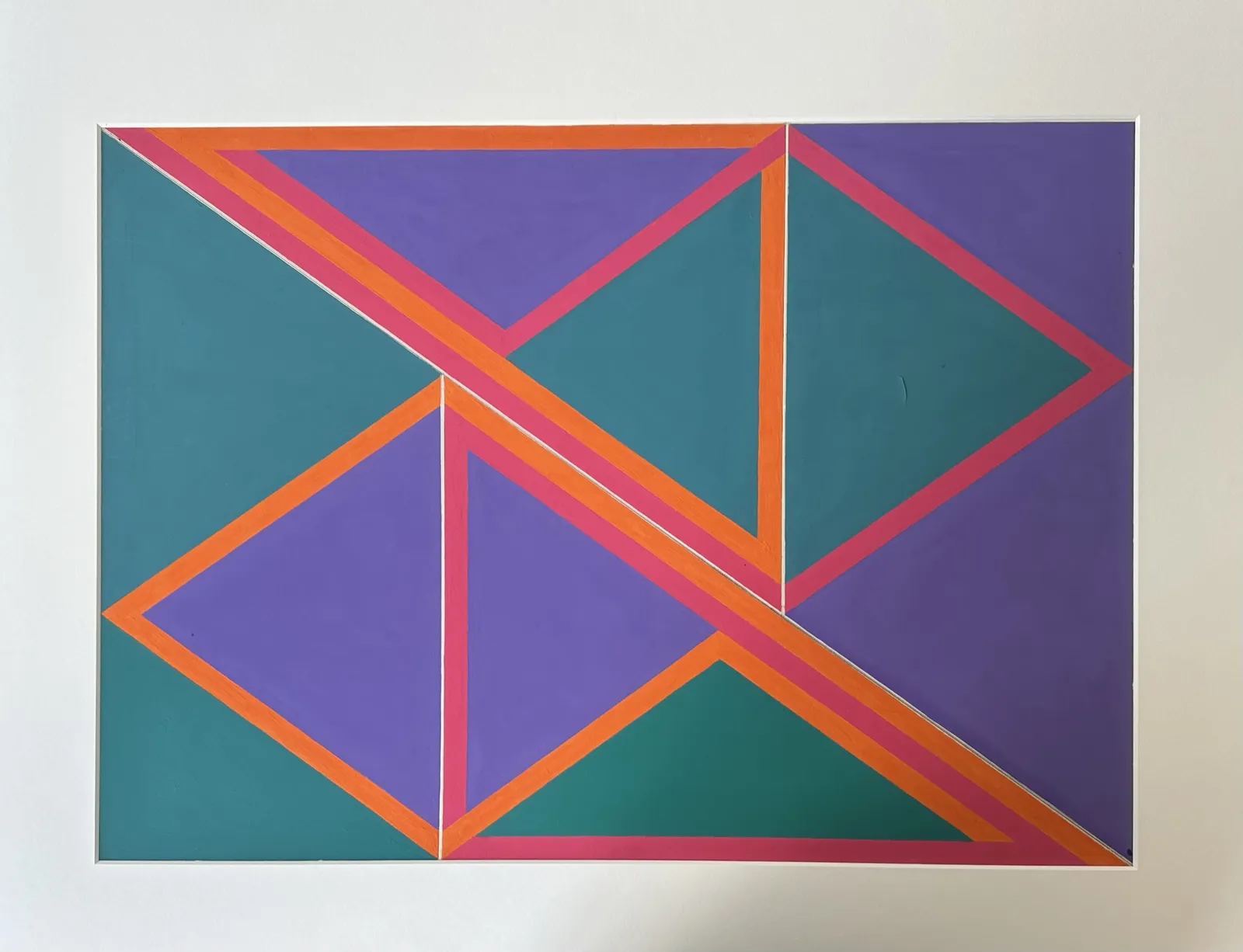 David Leverett, Composition with Purple, 1969/70