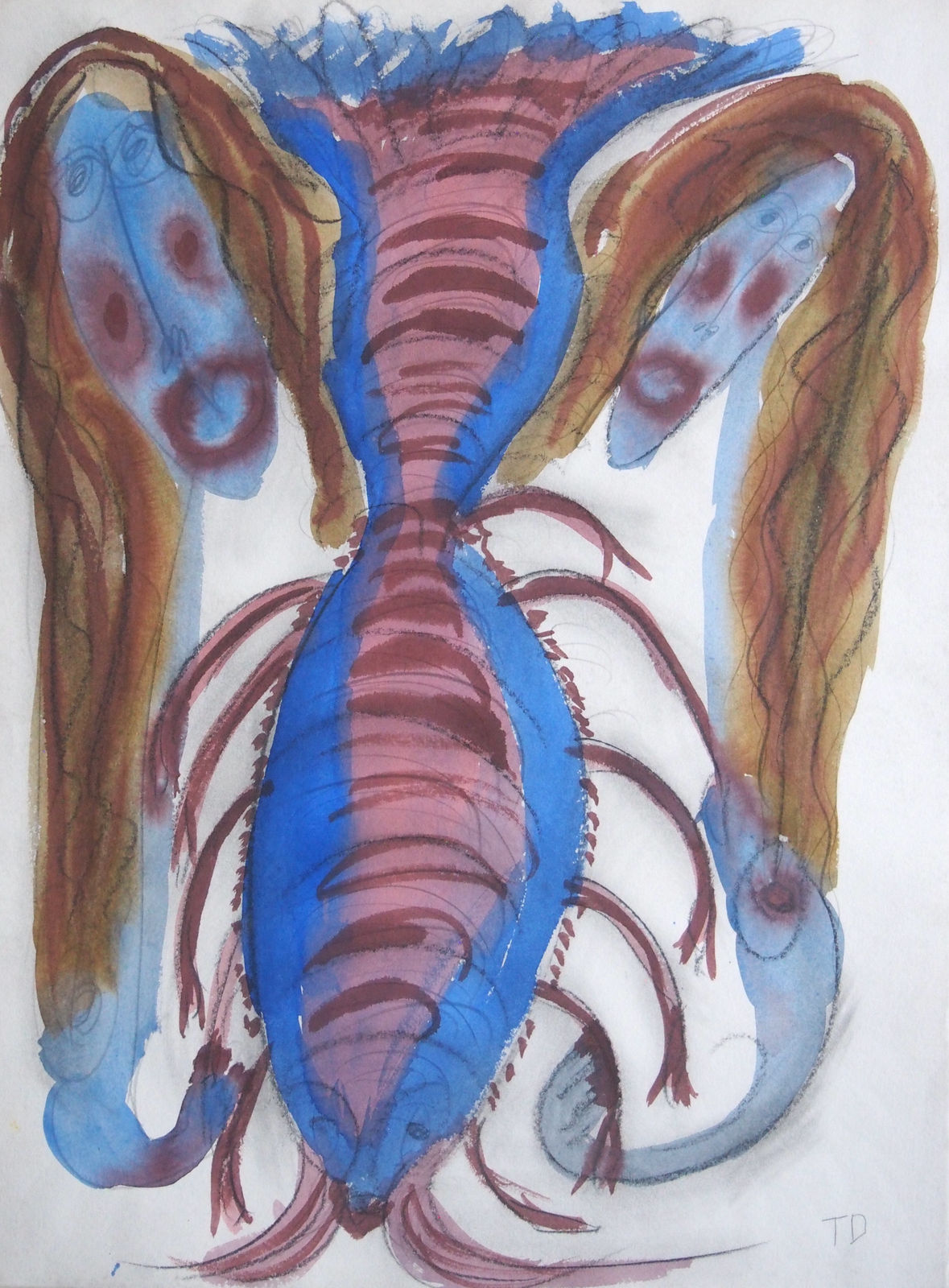 Thornton Dial, Ladies and the Big Crawfish, 1991