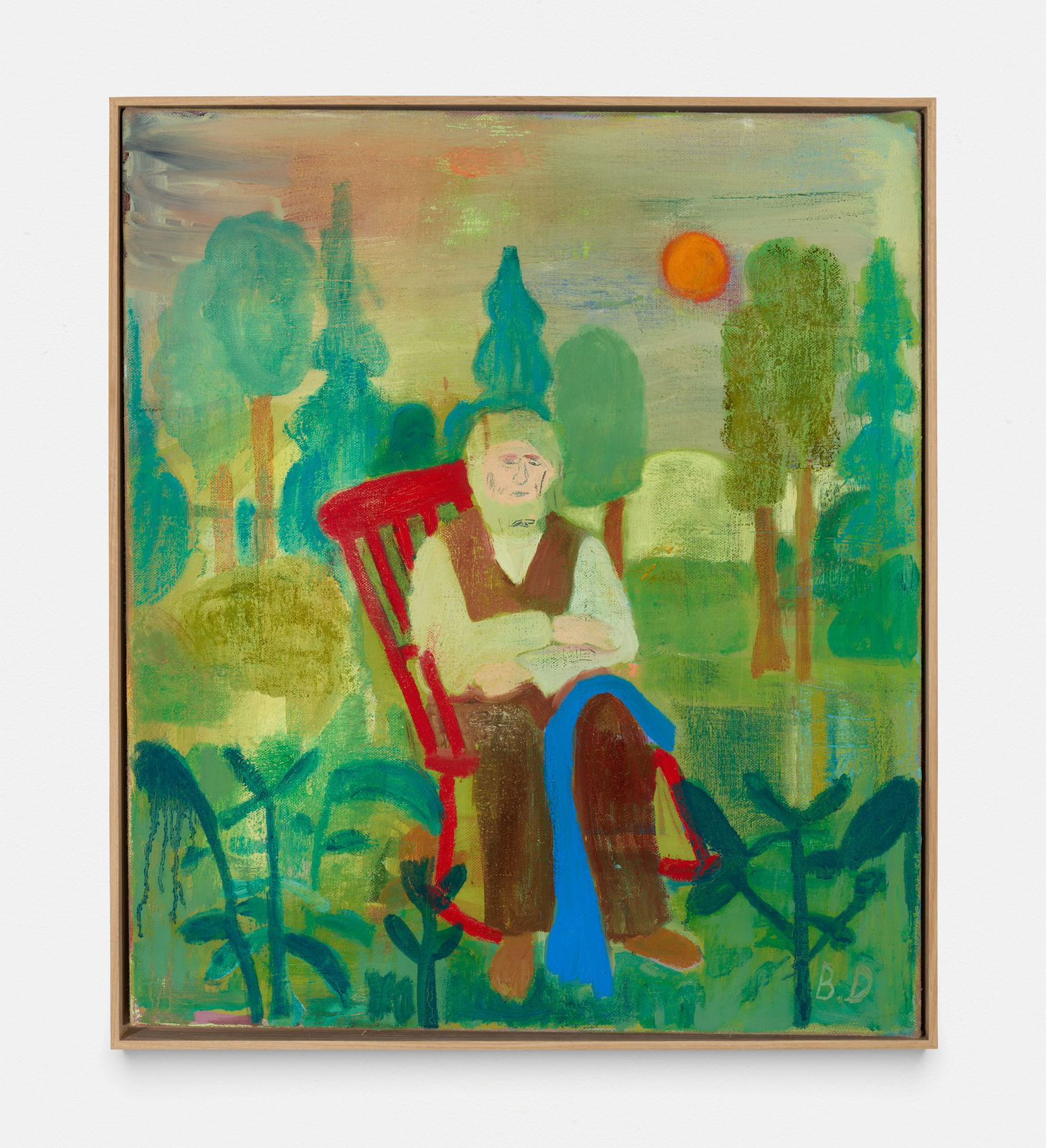 Diego Boonen, Old Man in a Rocking Chair, 2023