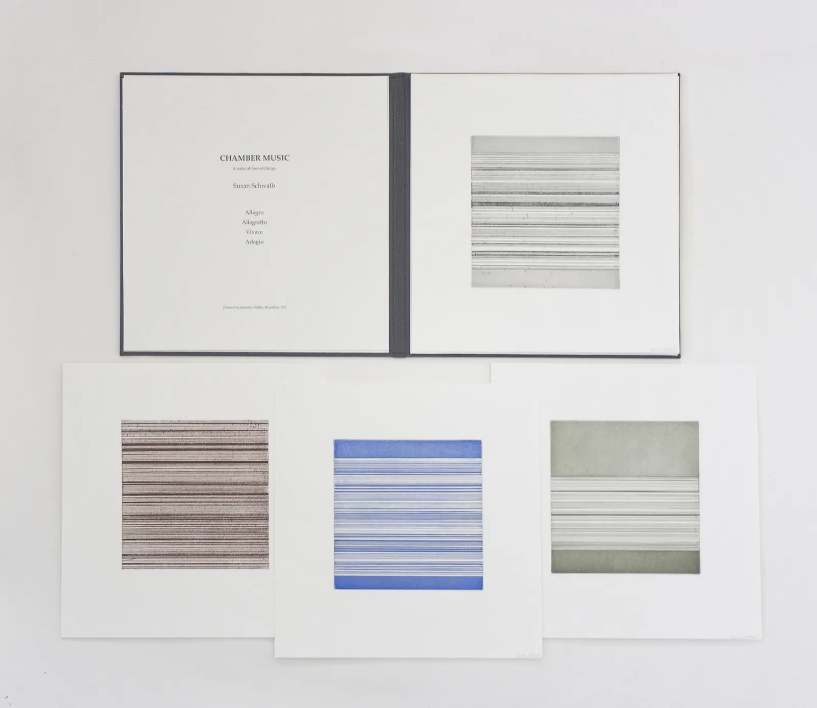 Susan Schwalb, Chamber Music: A Suite of 4 Etchings, Allegretto, 2013
