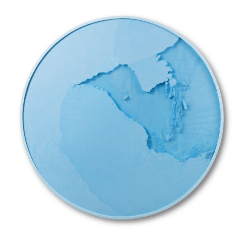 Manuel Merida, Cercle bleu lumiere, 2017