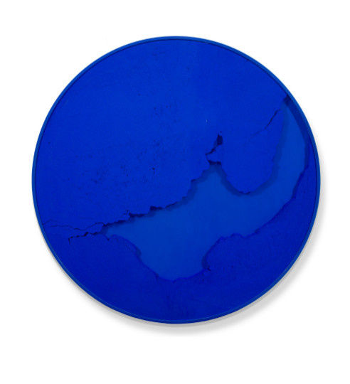 Manuel Merida, Cercle bleu outremer, 2018