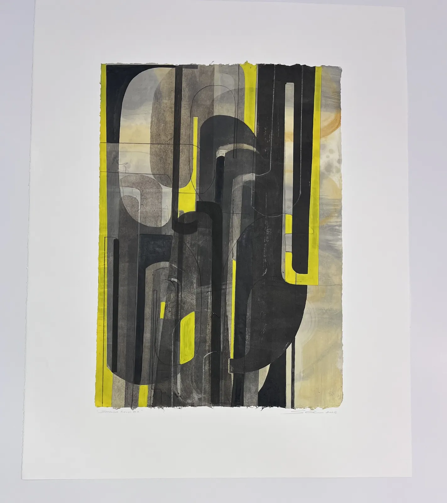 Sarah Amos, Speaking Field #2, 2026