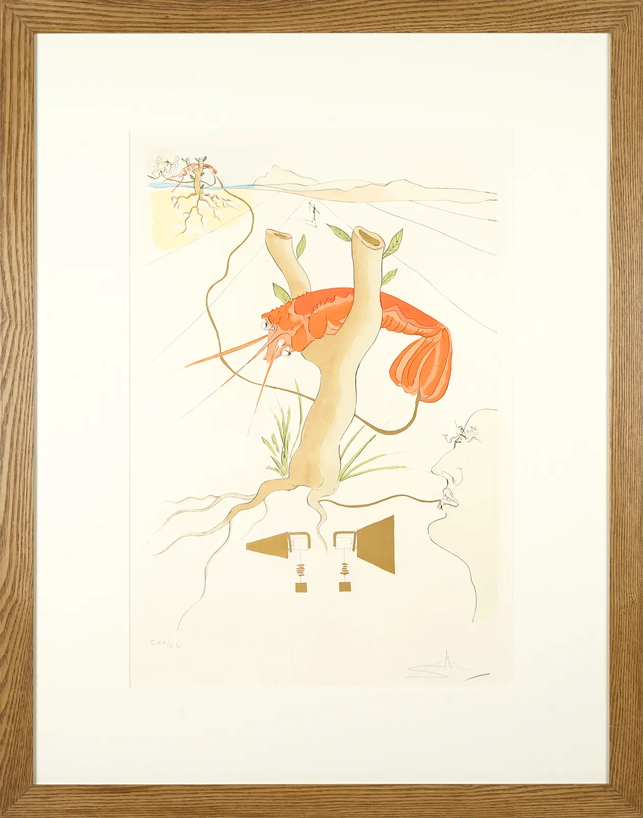 Salvador Dali Lobster painting