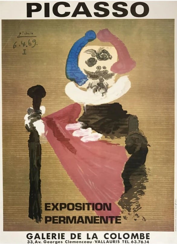 Pablo Picasso, Galerie de la Colombe, 1969