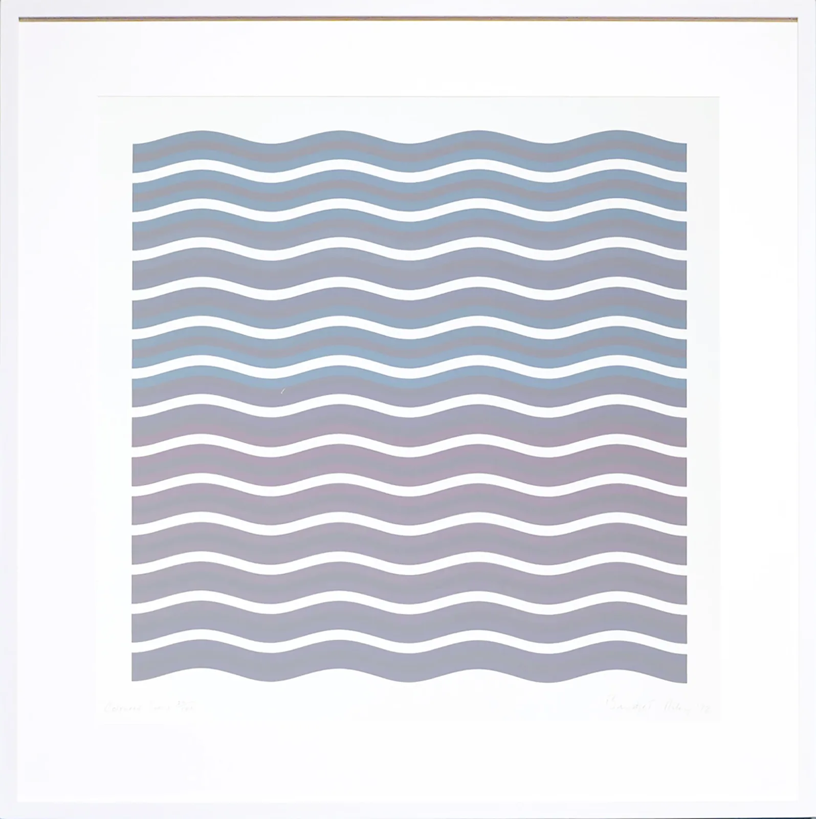 Bridget Riley, Coloured Greys II, 1972