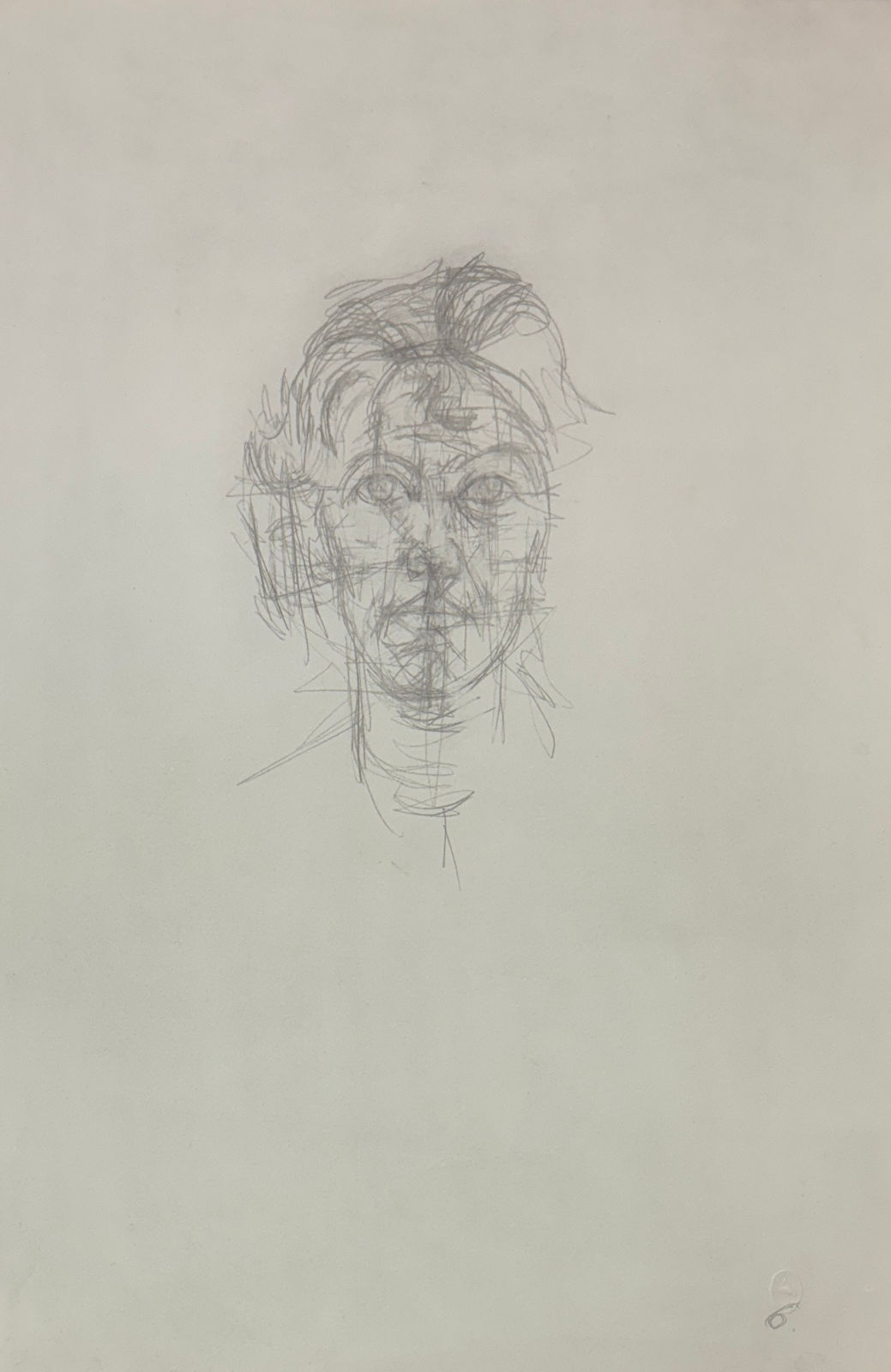 Alberto Giacometti, Annette (1962) from Quarantacinque Disegni di Alberto Giacometti, 1963