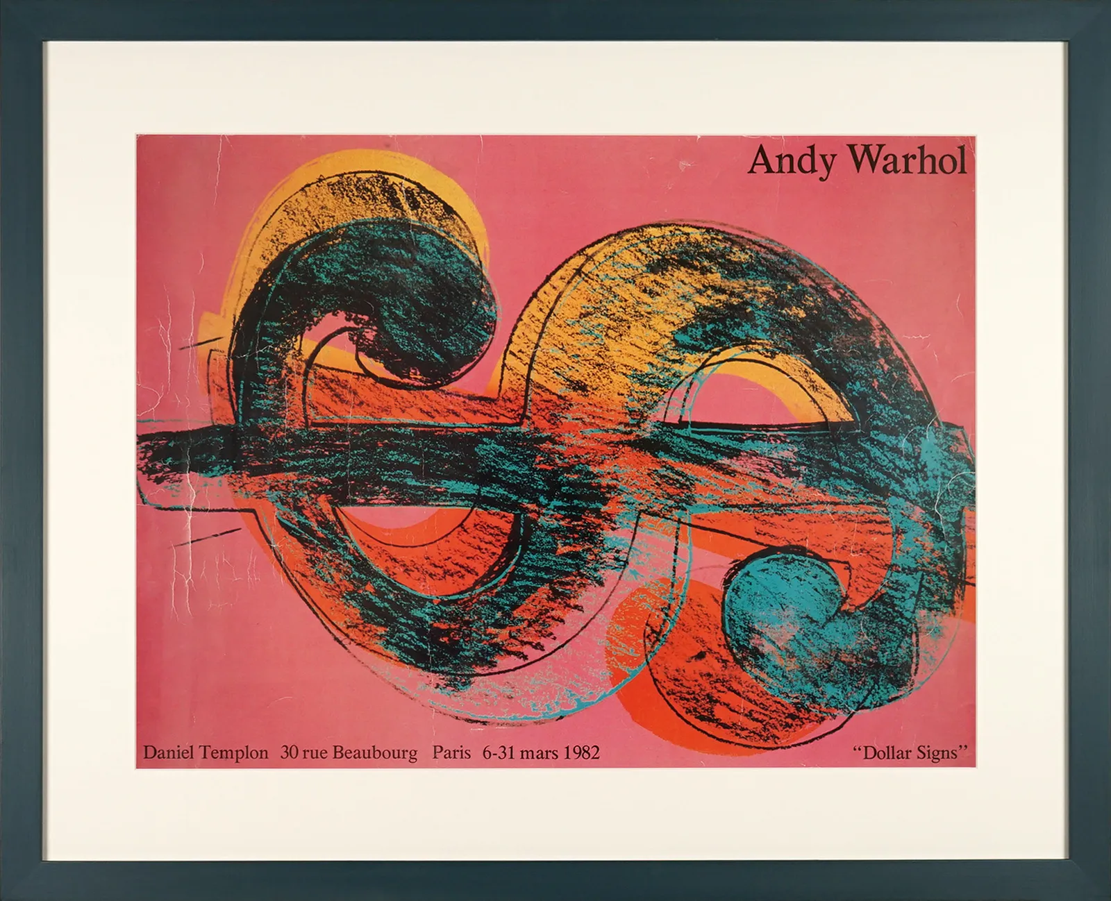 Andy Warhol, Dollar Signs, Galerie Daniel Templon, 1982