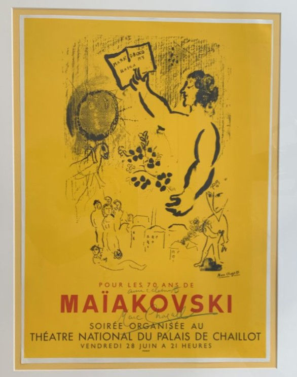 Marc Chagall, Hommage to Maïakovski, 1963