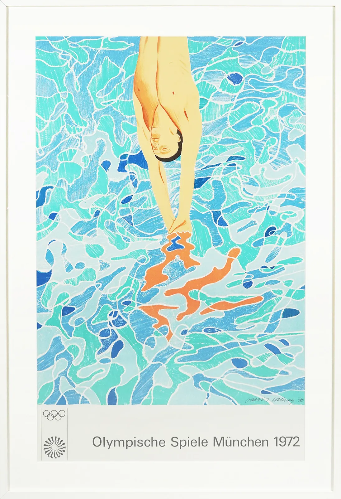 David Hockney, Olympische Spiele Munchen 1972, 1970