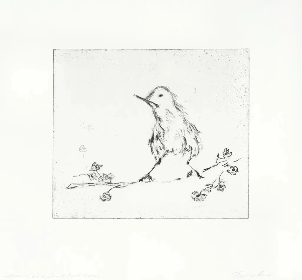 Tracey Emin, Self Portrait as a Small Bird, 2002