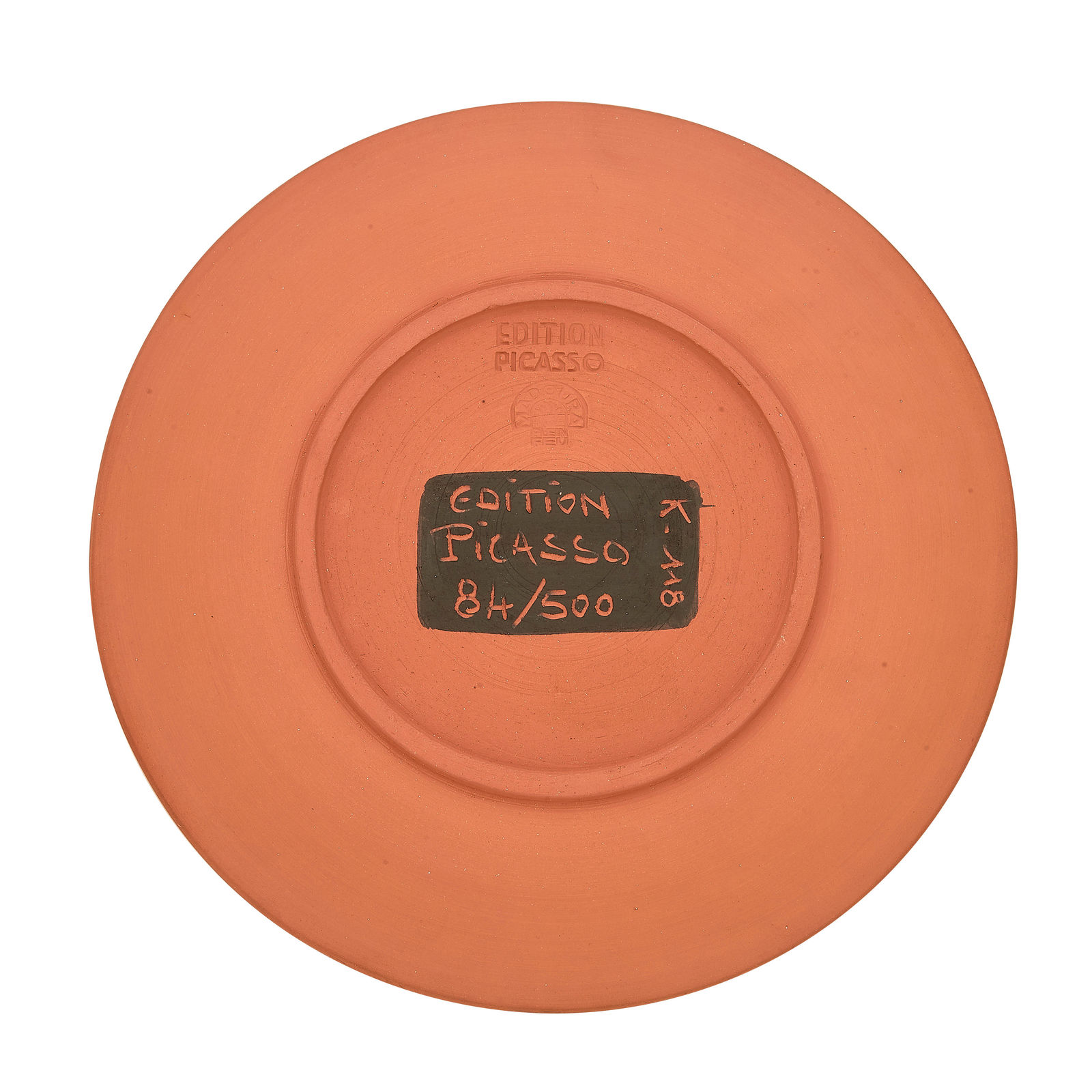 Pablo Picasso, Taureau, marli aux feuilles (A. R. 394), 1957