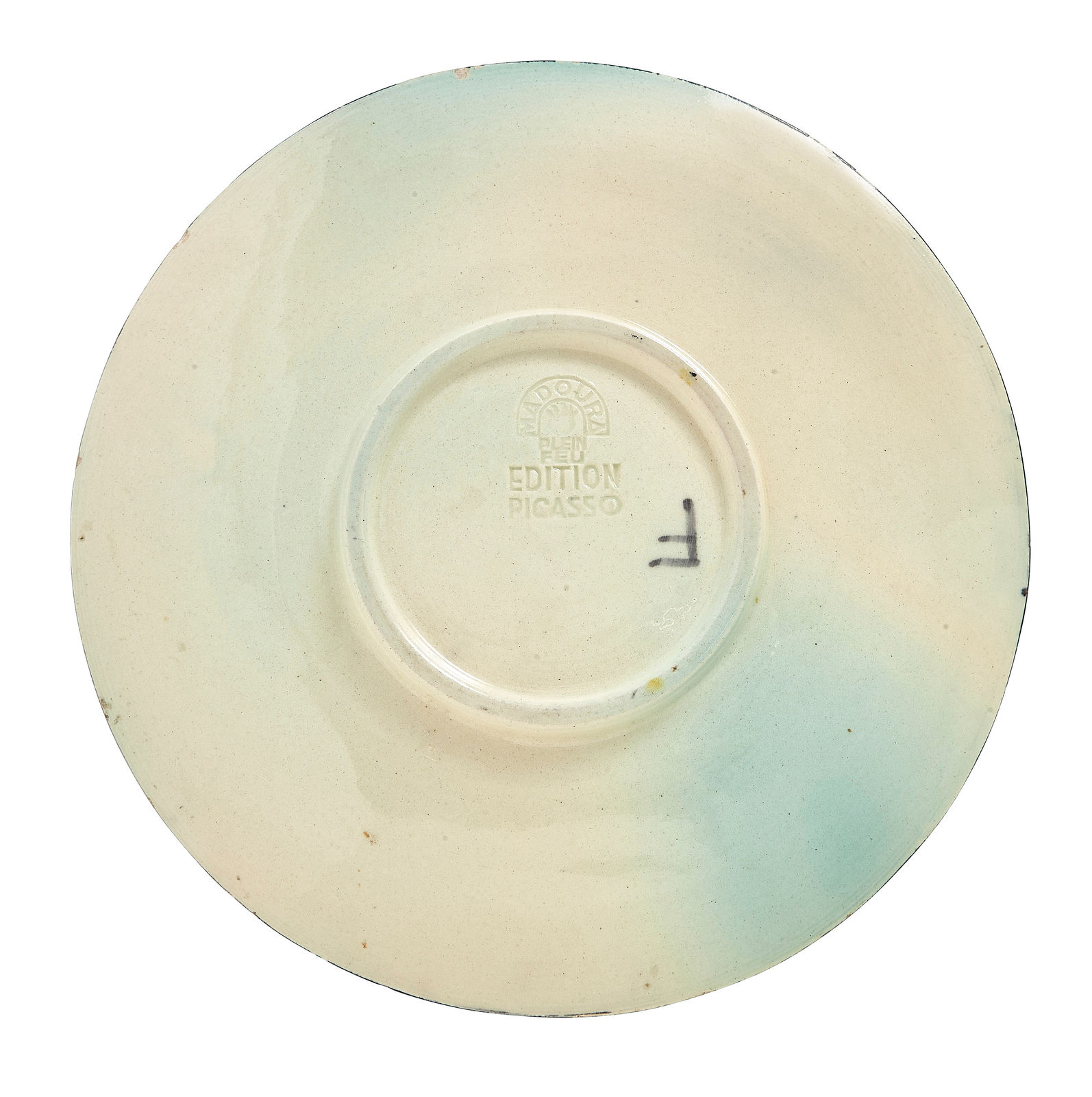 Pablo Picasso, Service visage noir (A. R. 41) - Visage F, 1948