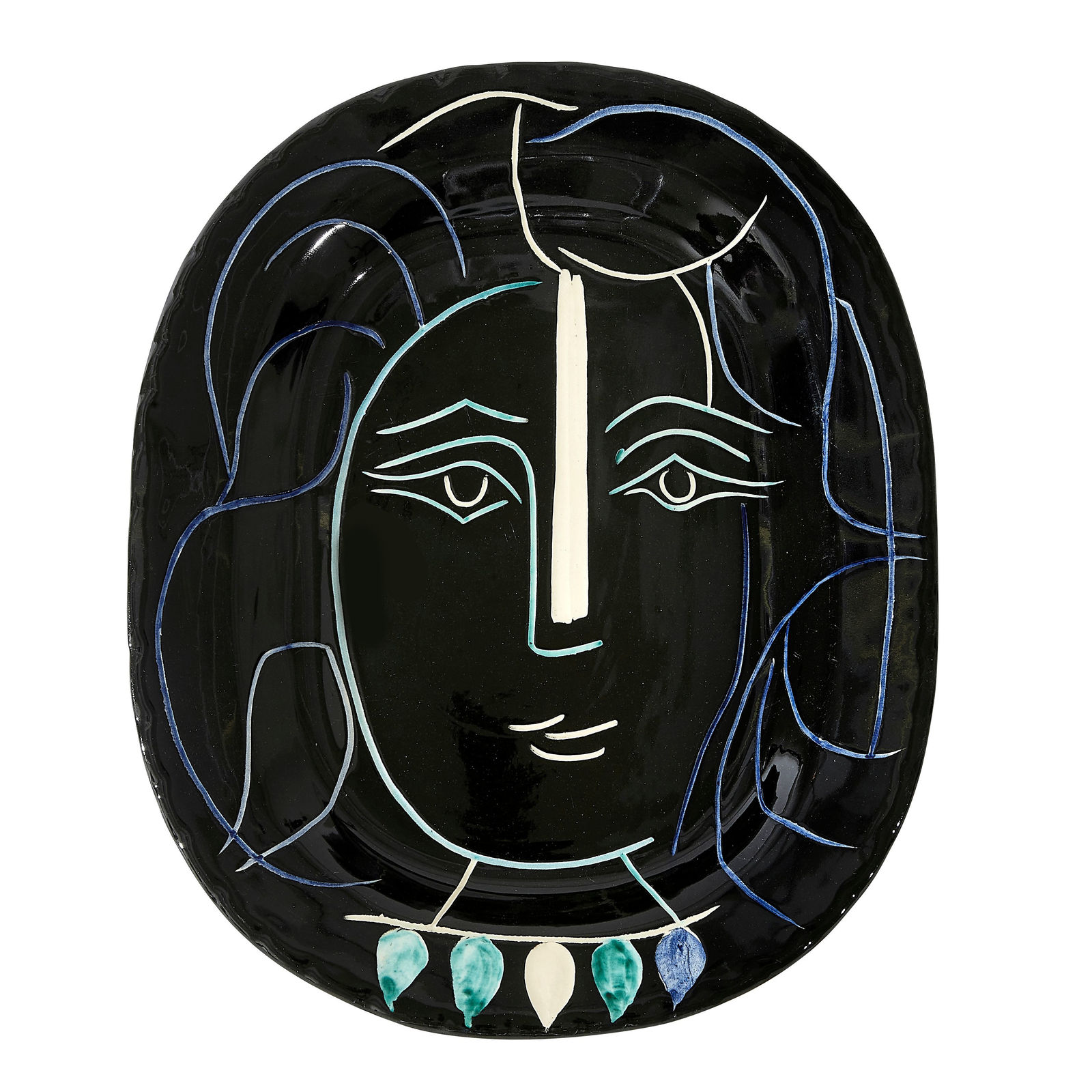 Pablo Picasso, Visage de femme (A. R. 220), 1953